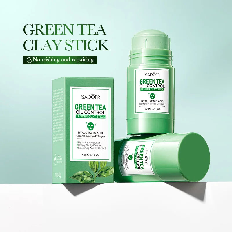 SADOER Green Tea Facial Mask Stick Set - Image 4